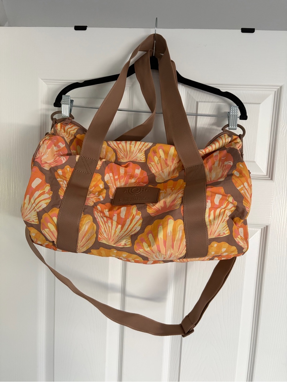 Aloha Collection “Keep it Light Sporty” Shell Print Duffel Bag